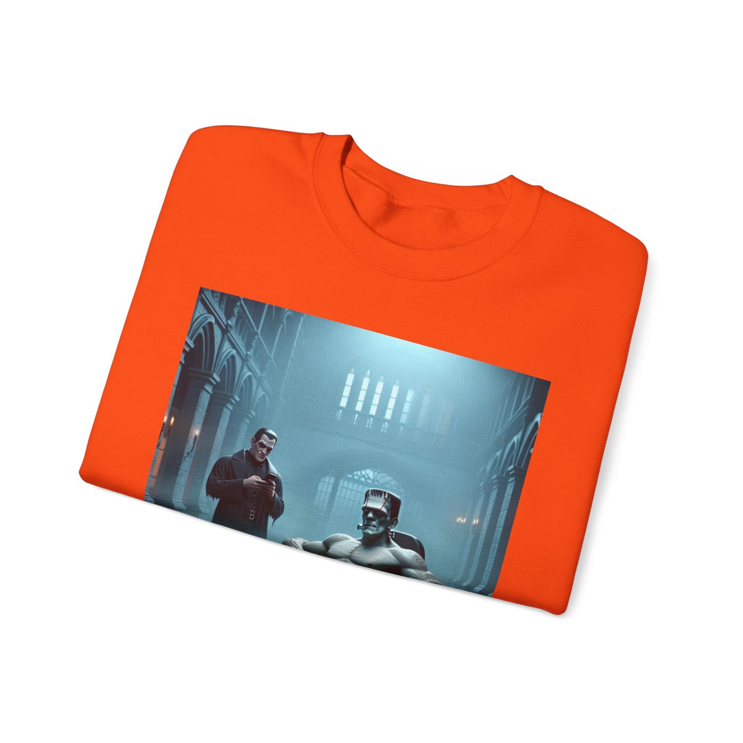 Frankenstein Hot Tub Halloween Sweatshirt