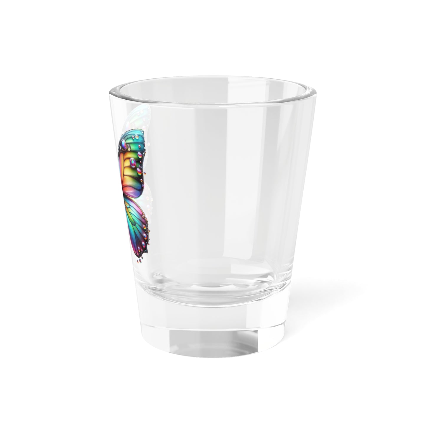 Rainbow Butterfly Shot Glass