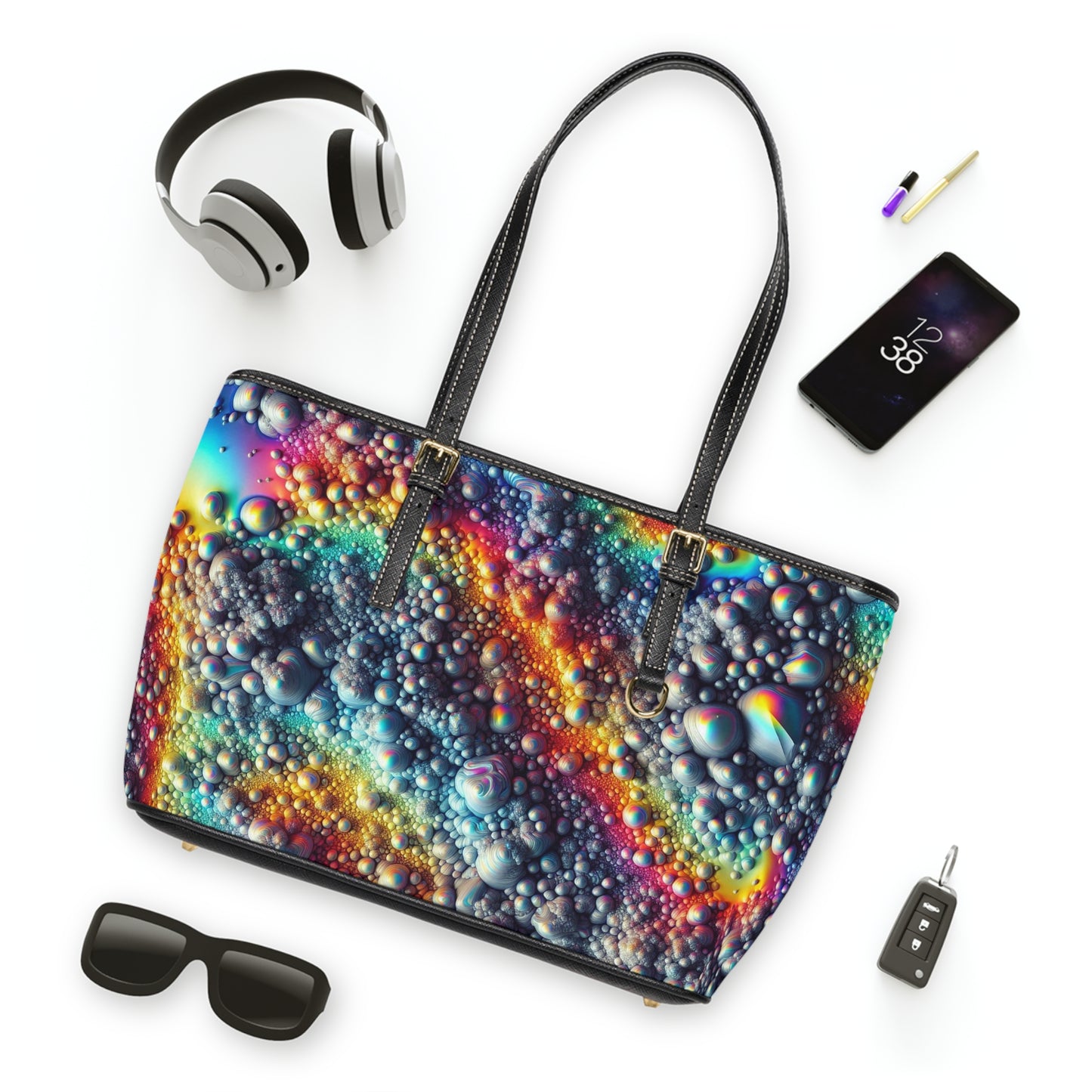 Rainbow Bubbles Shoulder Bag