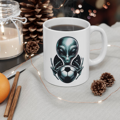 Alien Soccer Coach Mug