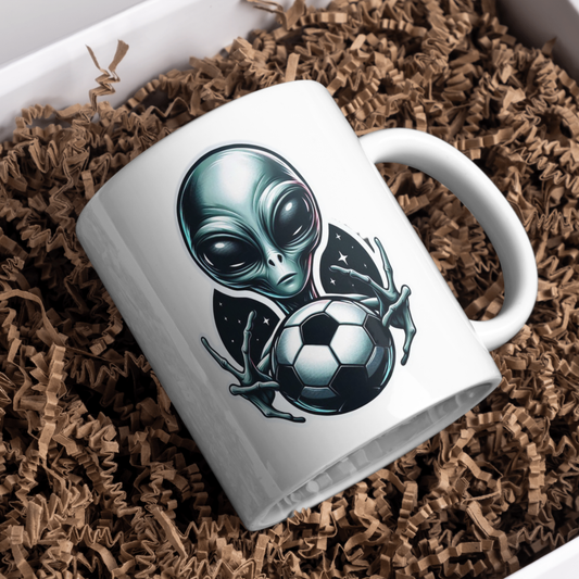 Alien Soccer Coach Mug