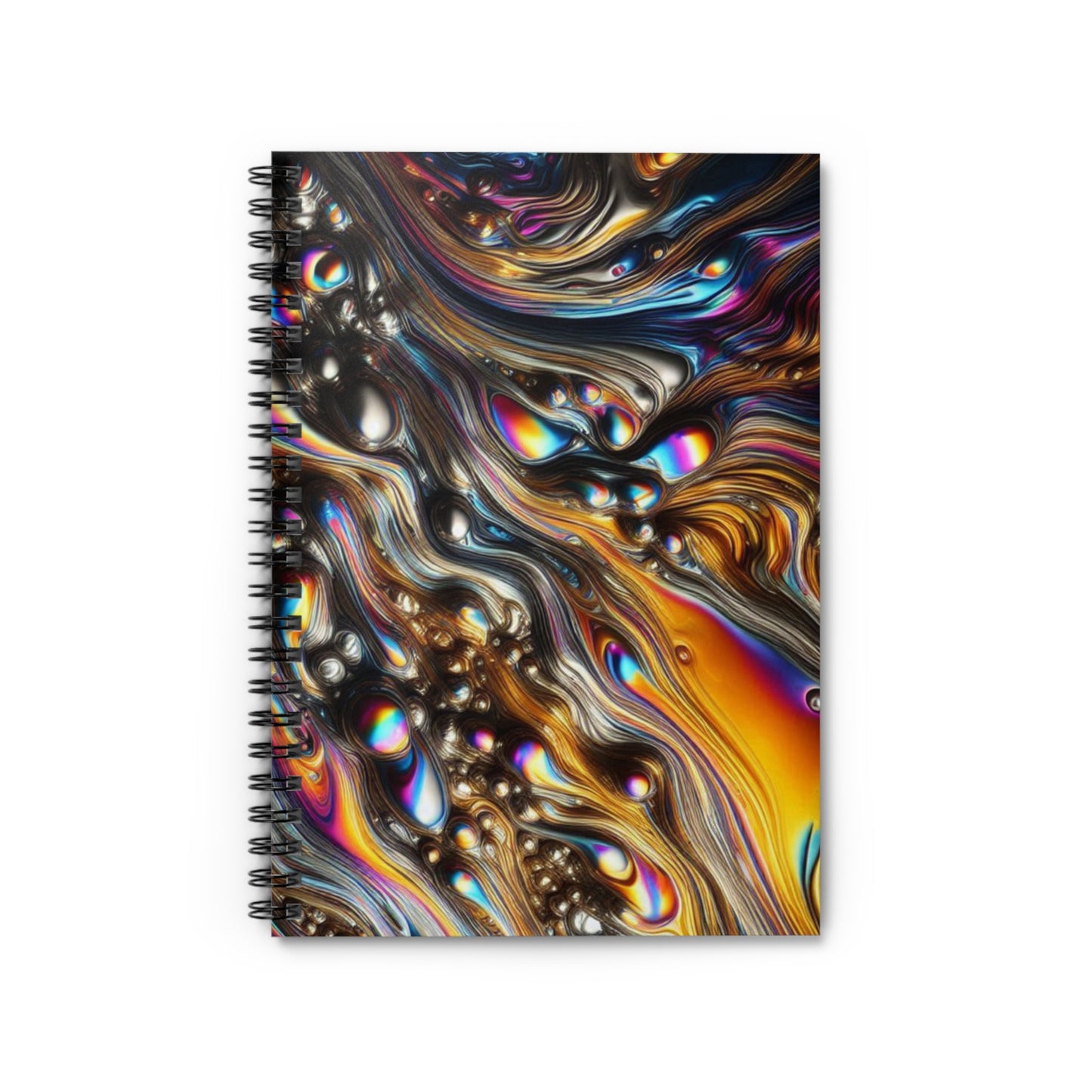 Molten Rainbows Spiral Notebook - Ruled Line