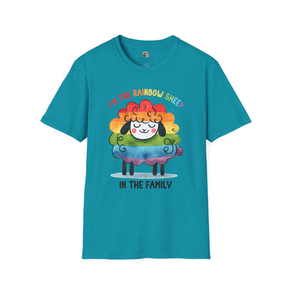 Rainbow Sheep of the Family Softstyle T-Shirt