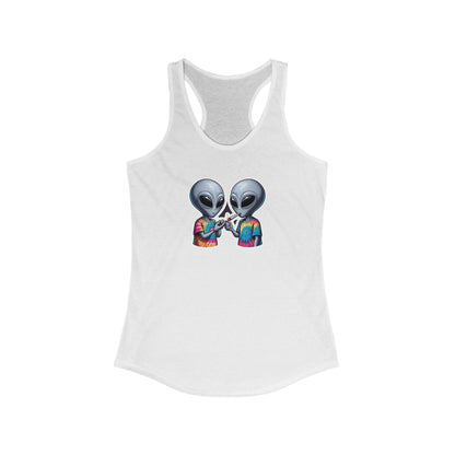 420 Aliens Racerback Tank