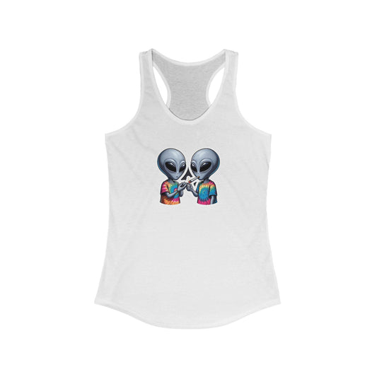420 Aliens Racerback Tank