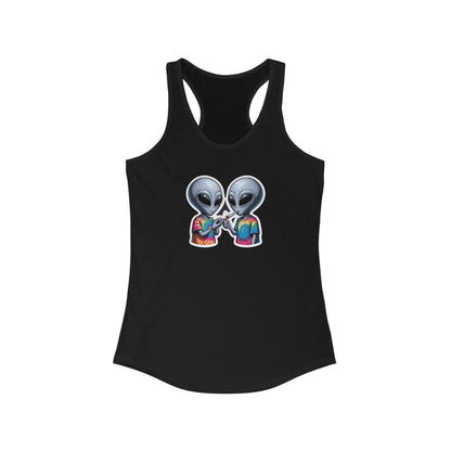 420 Aliens Racerback Tank