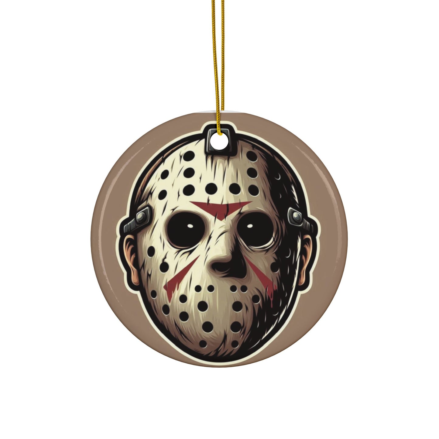 Halloween Jason Ceramic Ornament