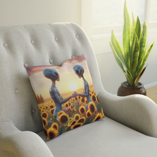 Aliens in Love Pillow