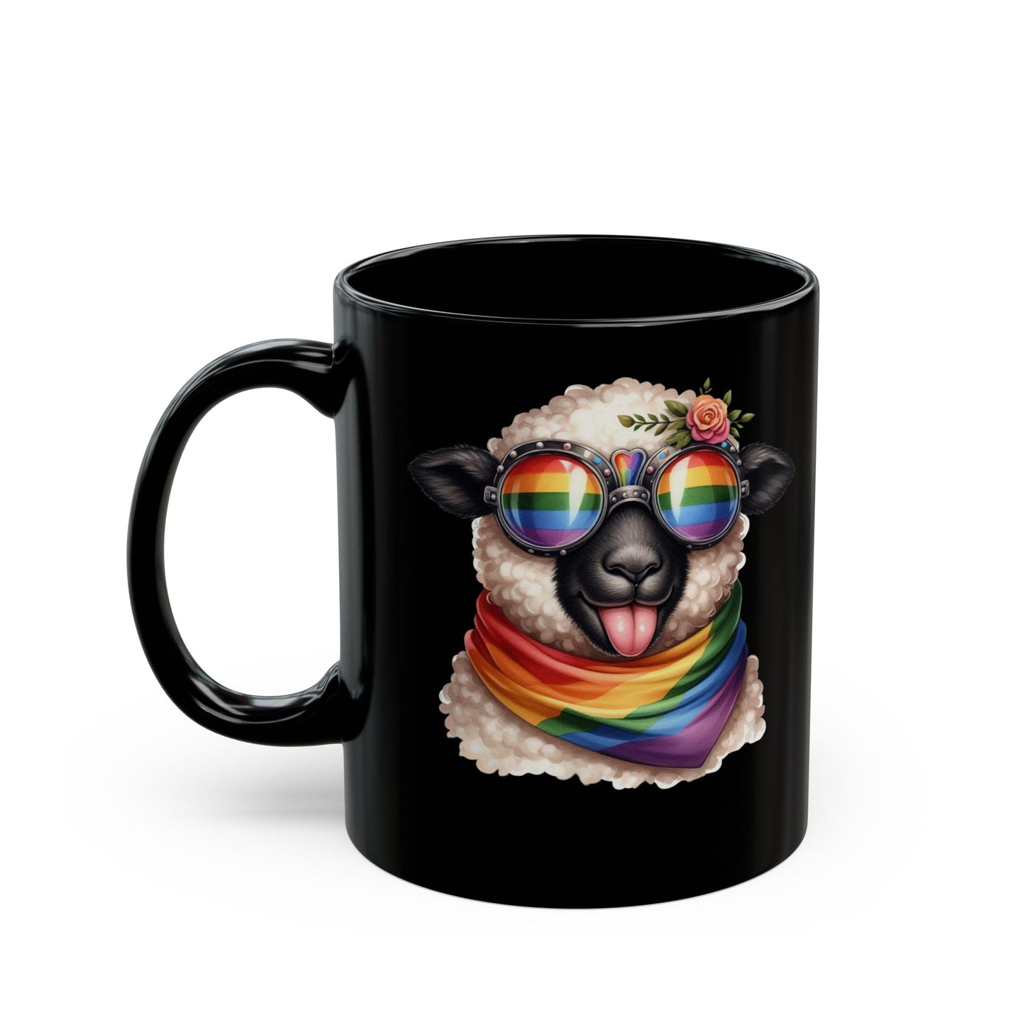 Mug Gay Pride Animals-Black Nose Sheep