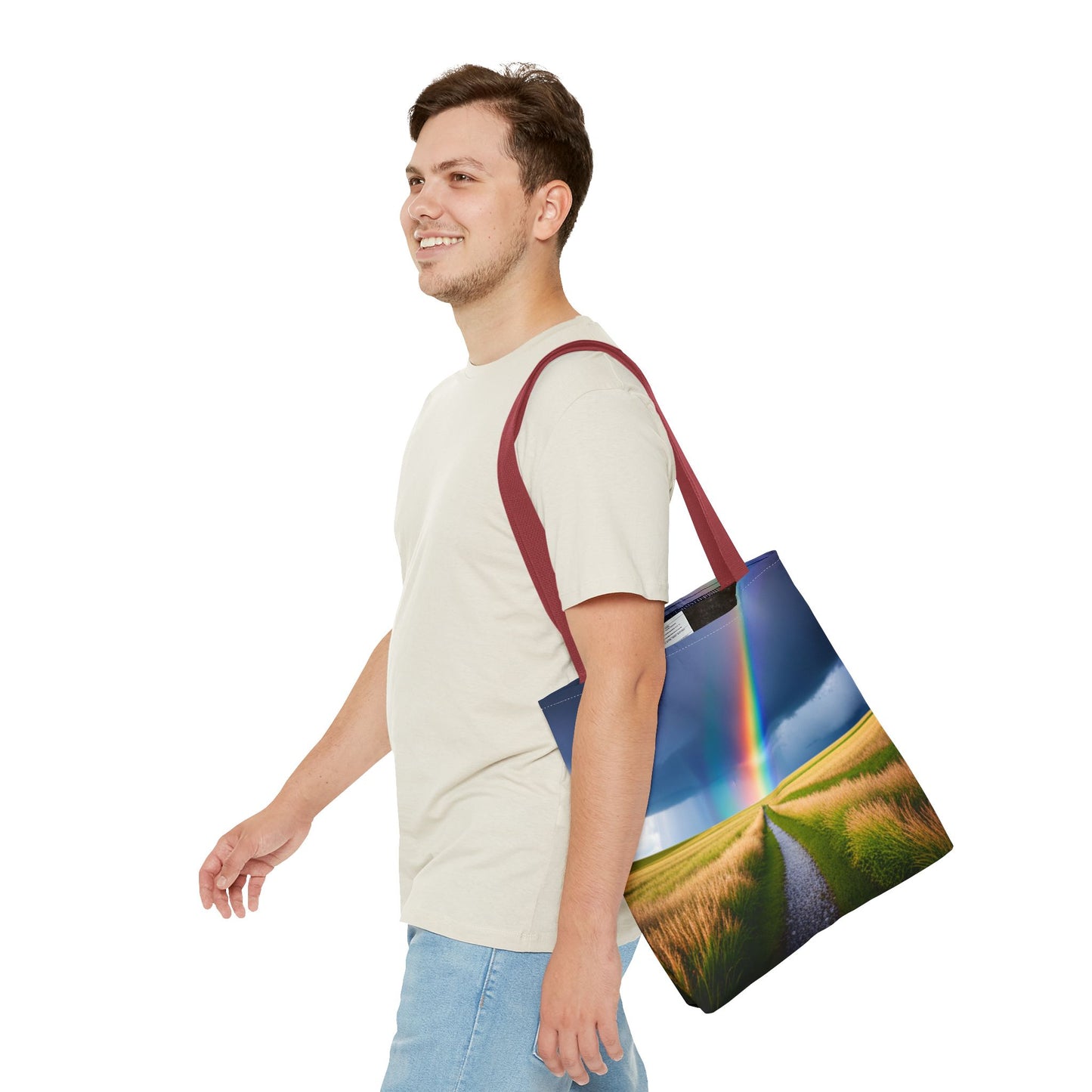 Rainbow Zen Tote Bag