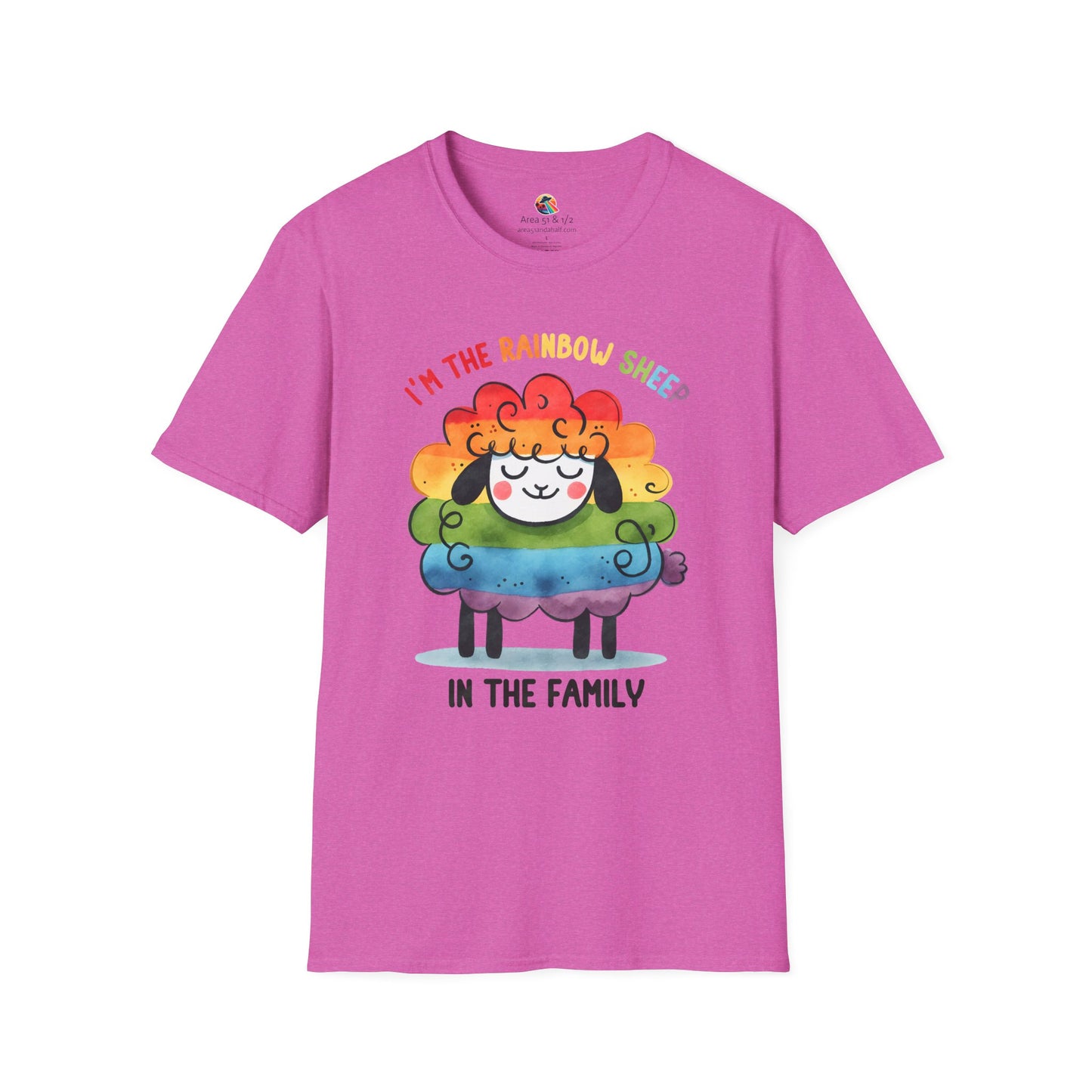 Rainbow Sheep of the Family Softstyle T-Shirt