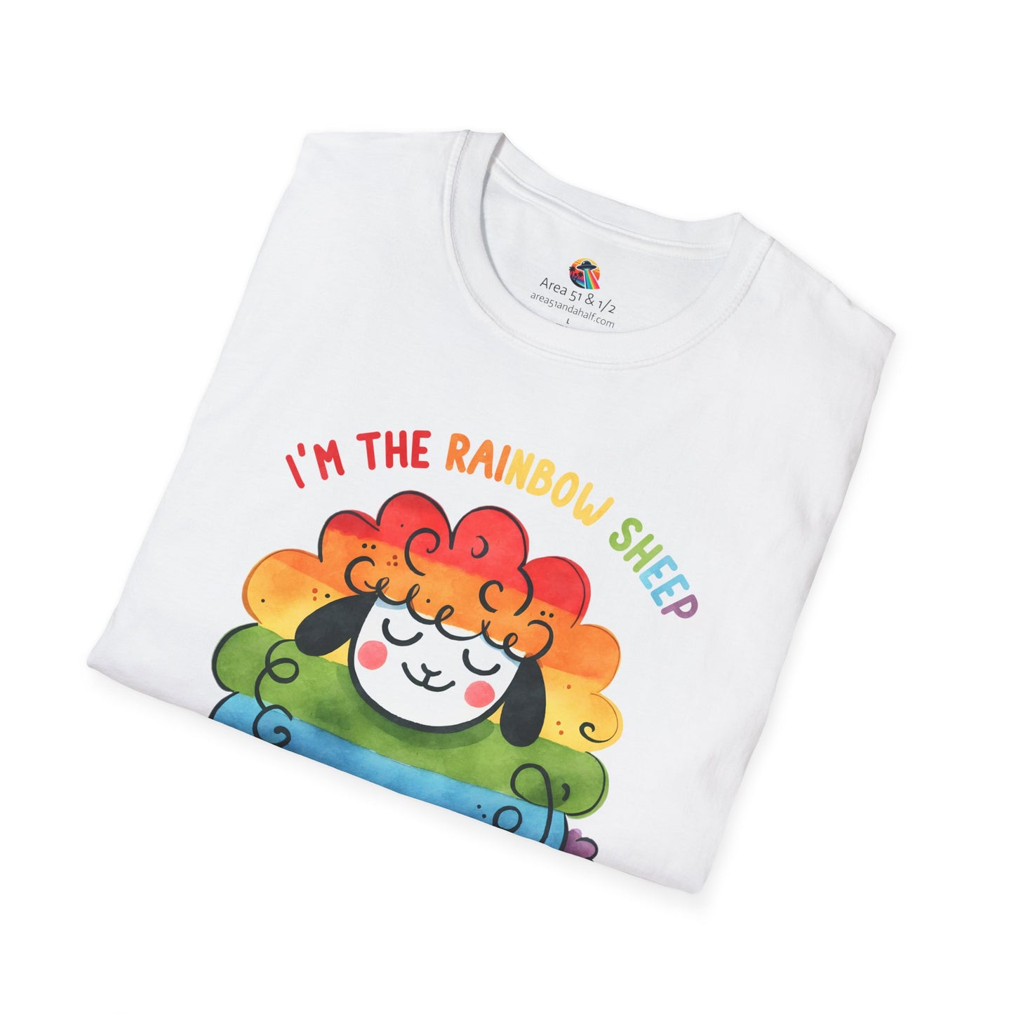 Rainbow Sheep of the Family Softstyle T-Shirt