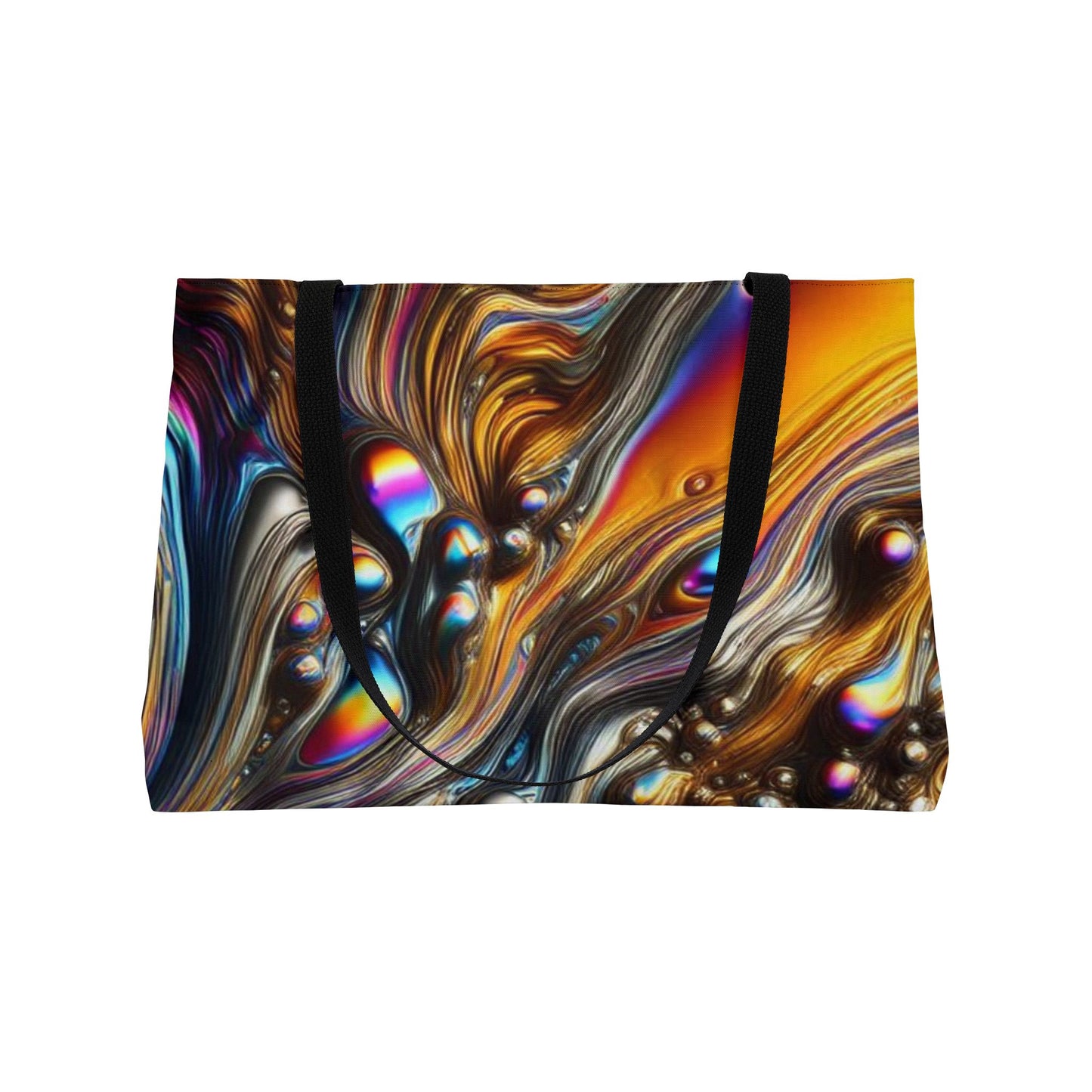 Molten Rainbow Weekender Tote Bag