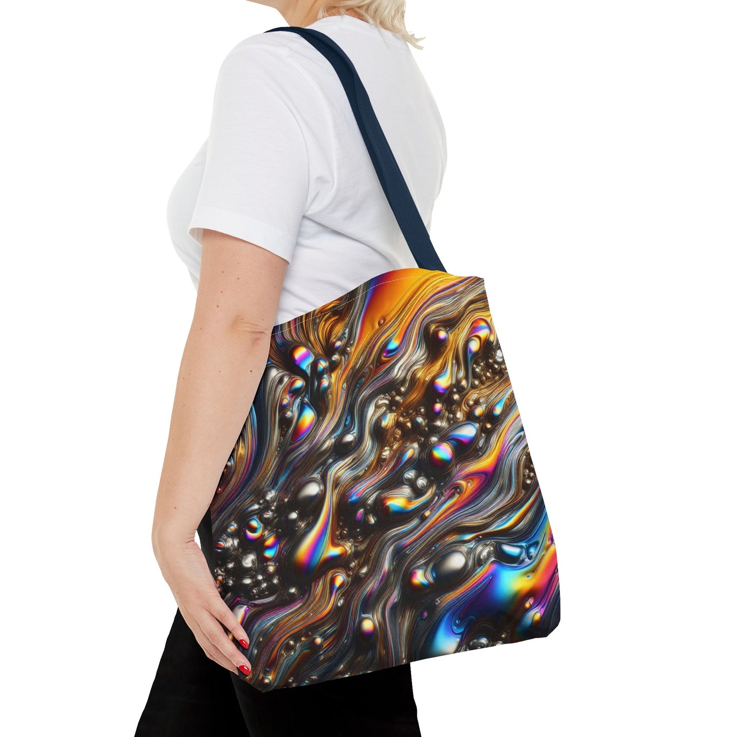 Molten Rainbow Tote Bag