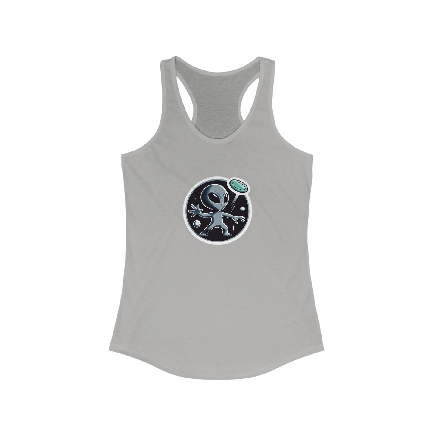 Alien Disc Logo Racerback Tank