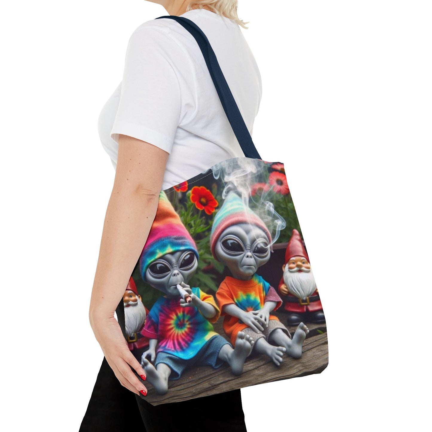 Aliens Celebrating 420 Tote Bag