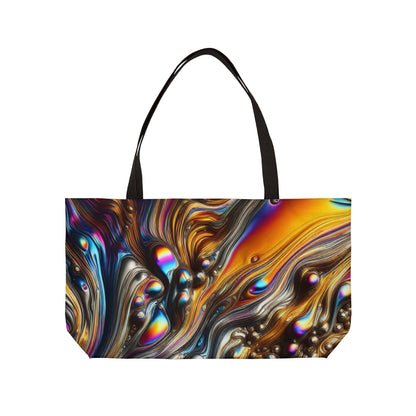 Molten Rainbow Weekender Tote Bag