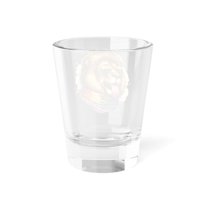 Silly Rainbow Lion Shot Glass