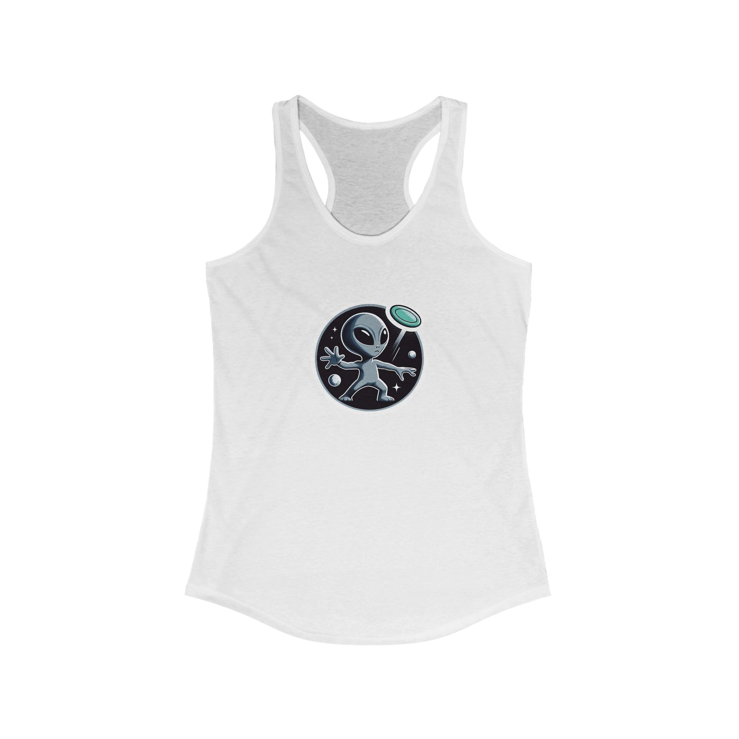 Alien Disc Logo Racerback Tank