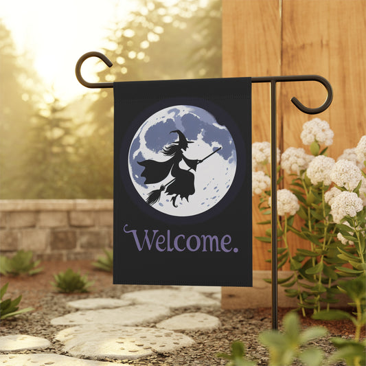 Witch Welcome Flag- Perfect for Halloween!