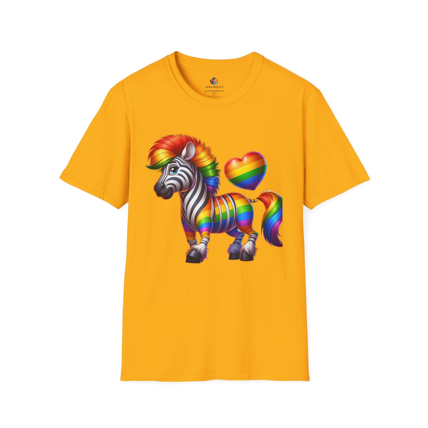 Pride T-Shirt Collection Rainbow Zebra!