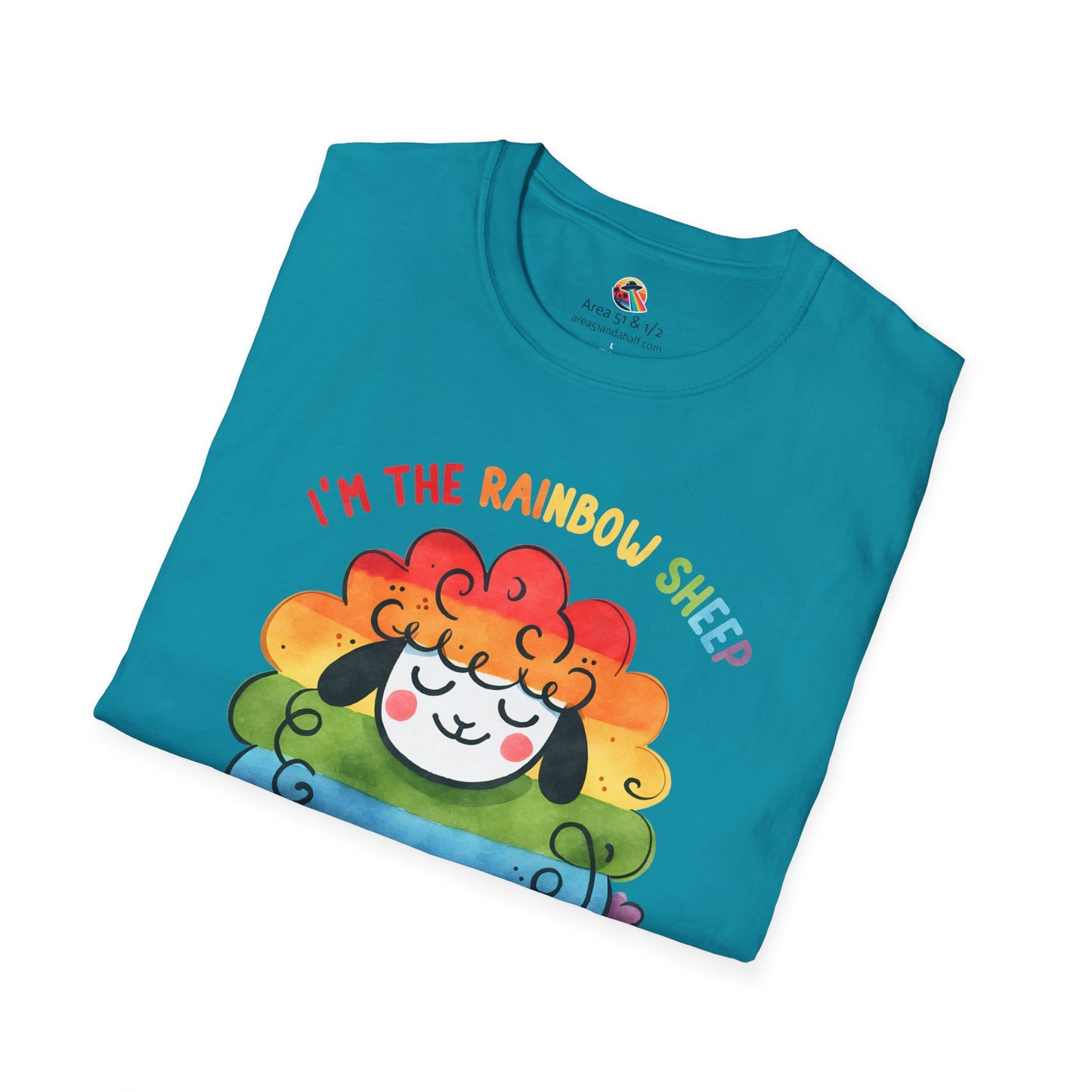 Rainbow Sheep of the Family Softstyle T-Shirt