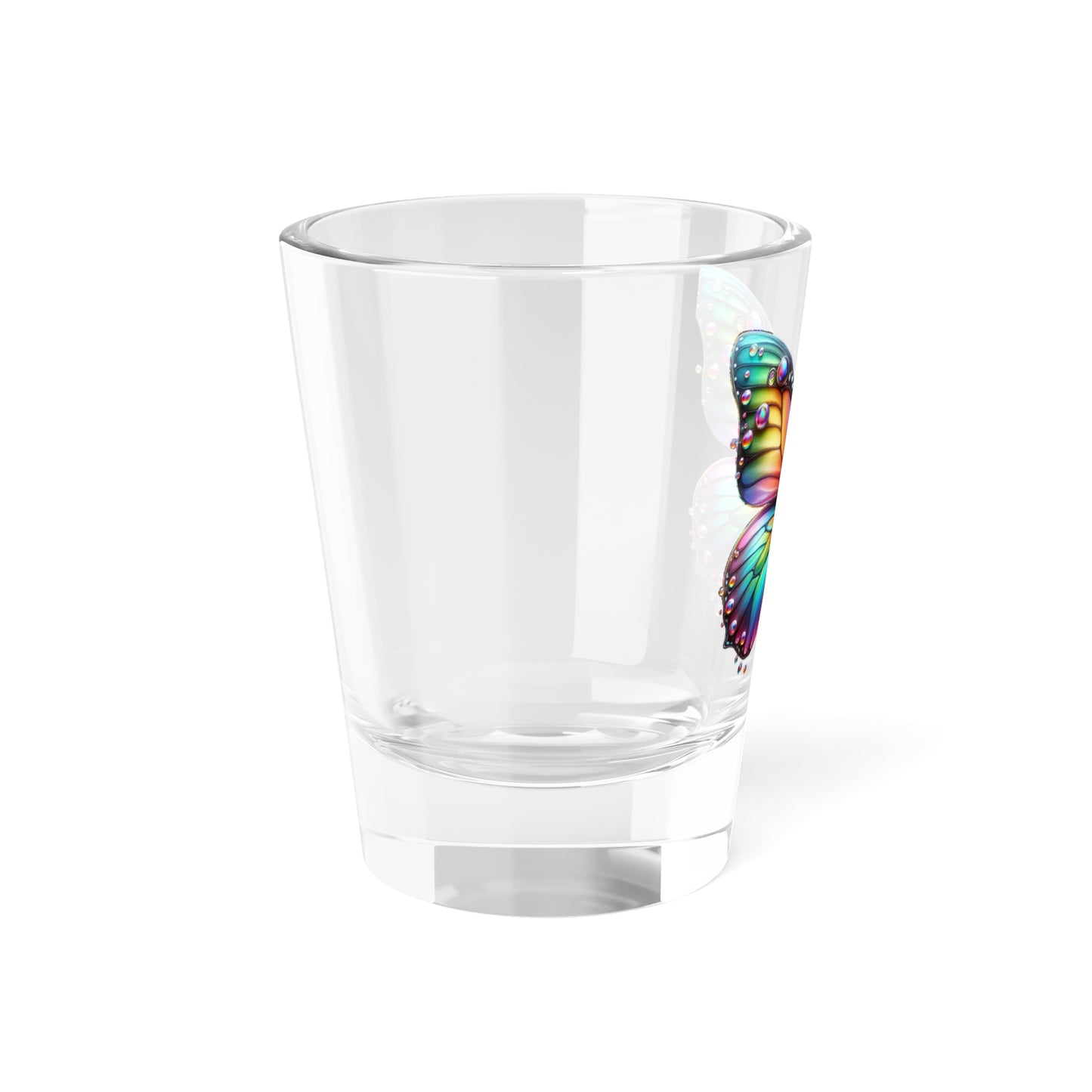 Rainbow Butterfly Shot Glass