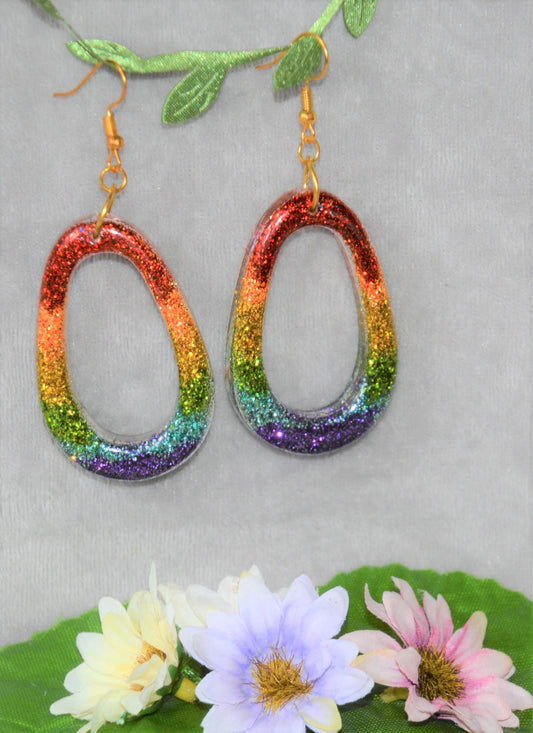 Puffy Open Orbitals - PRIDE-Earrings