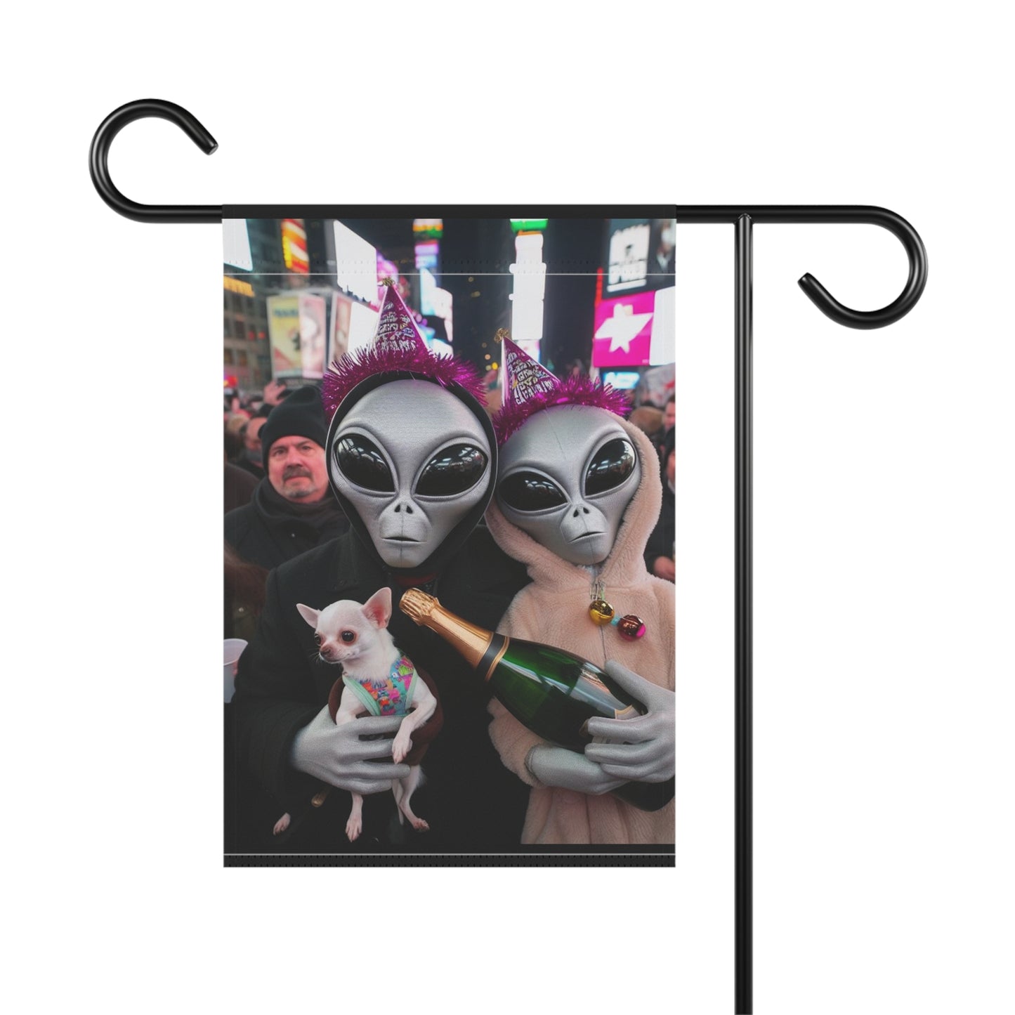 Happy New Year Garden & House Banner