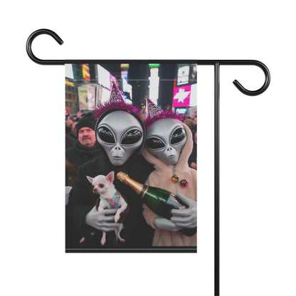 Happy New Year Garden & House Banner