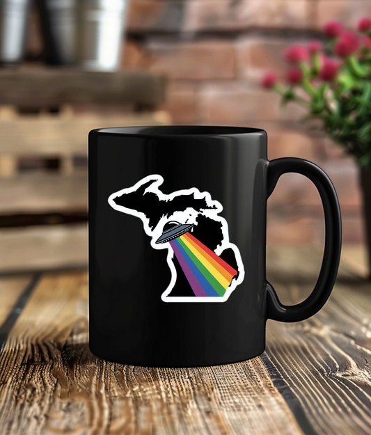 Michigan Alien Pride Mug