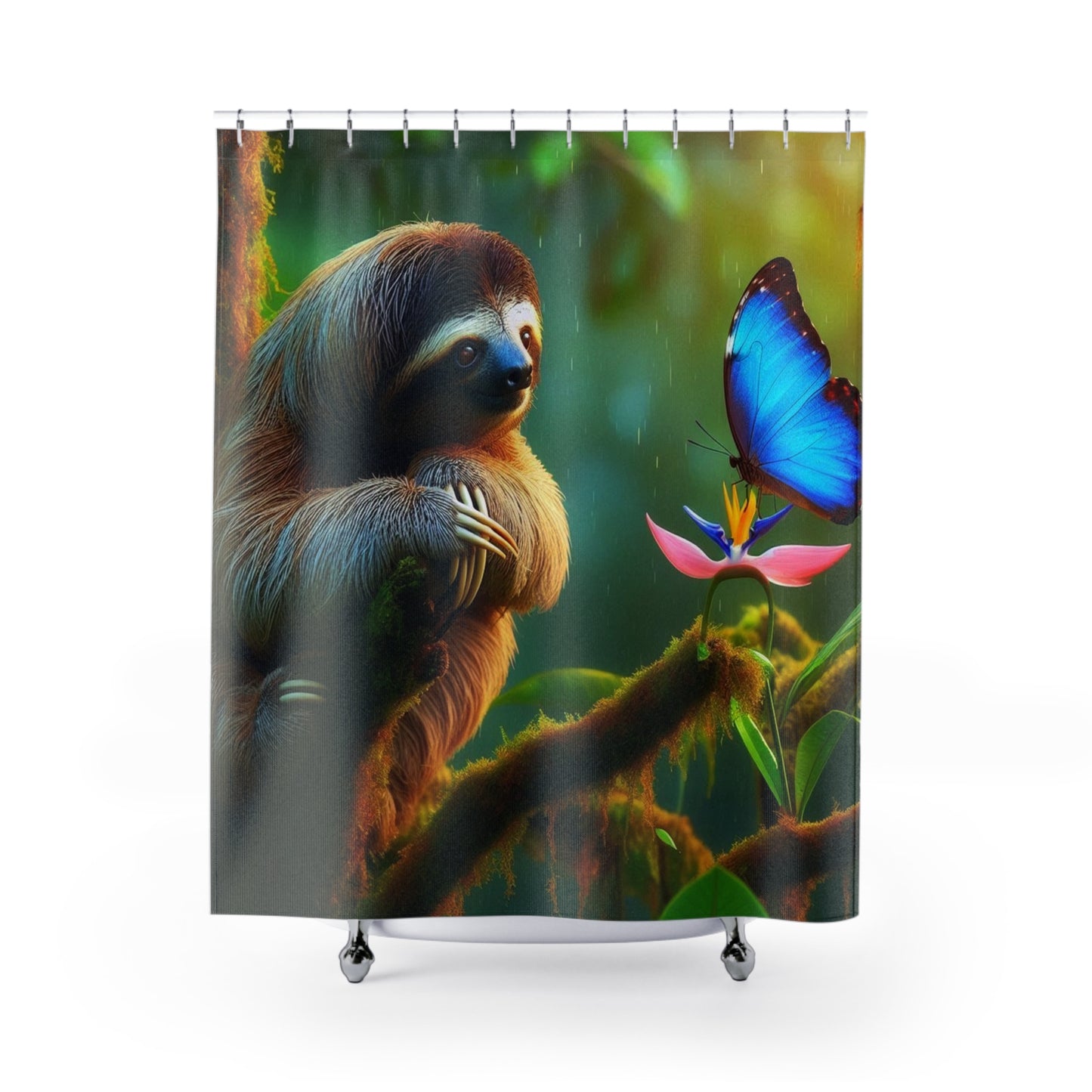 Costa Rican Sloth Shower Curtain