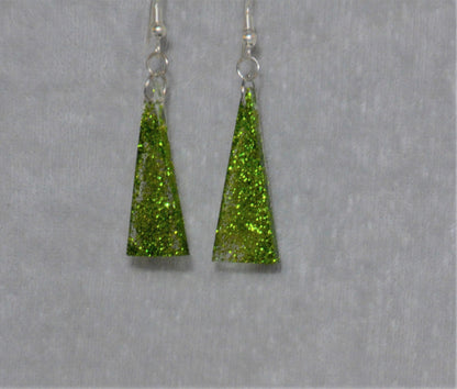Kelly Green Tall  Earrings
