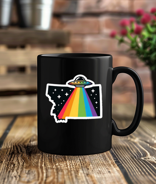 Nebraska Alien Pride Mug