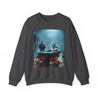 Frankenstein Hot Tub Halloween Sweatshirt