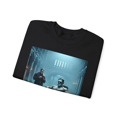 Frankenstein Hot Tub Halloween Sweatshirt