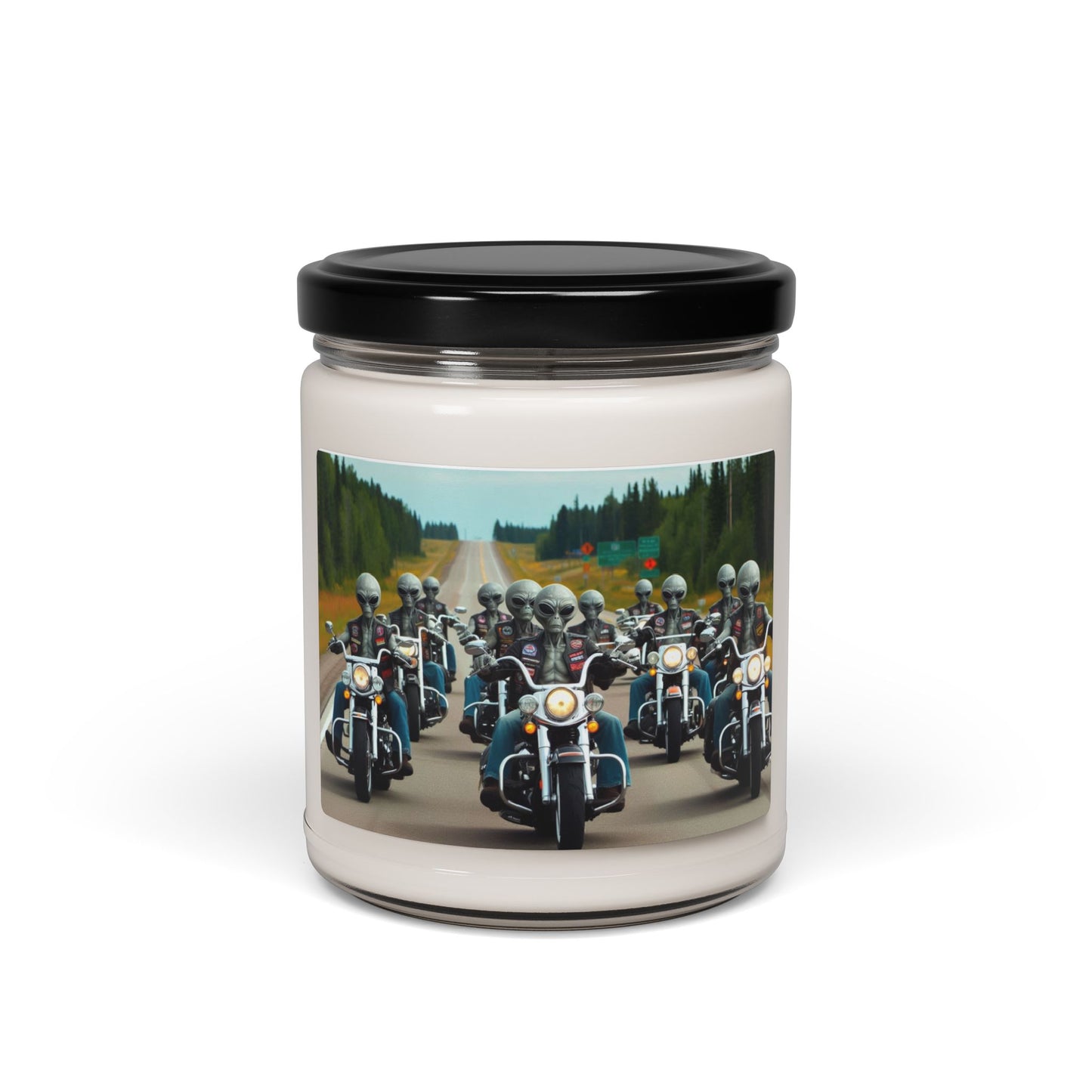 Alien Bikers Scented Candle Apple Harvest!