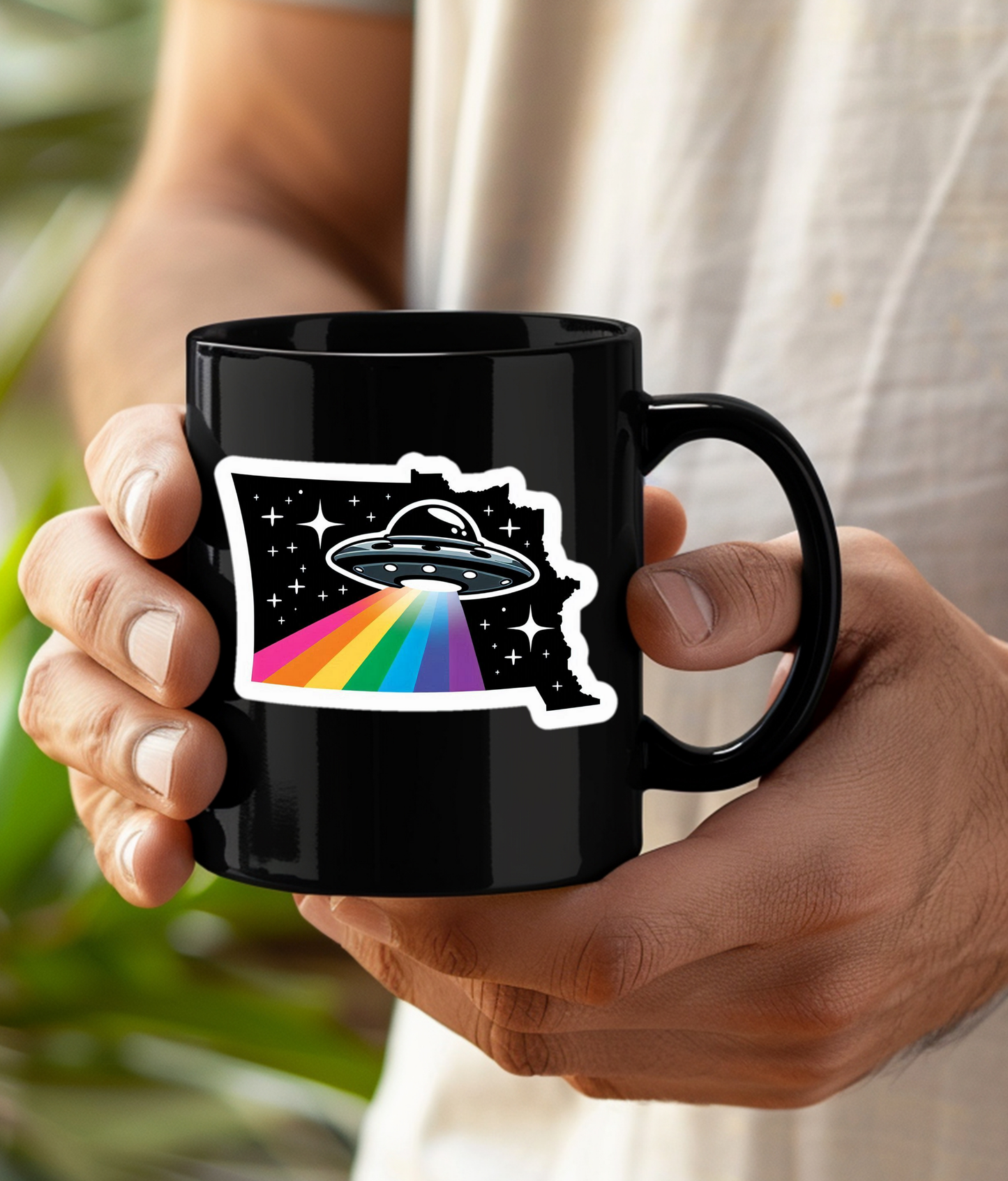 North Dakota Alien Pride  Mug