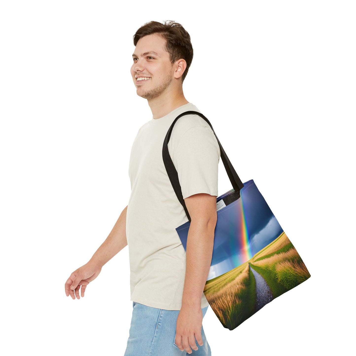 Rainbow Zen Tote Bag