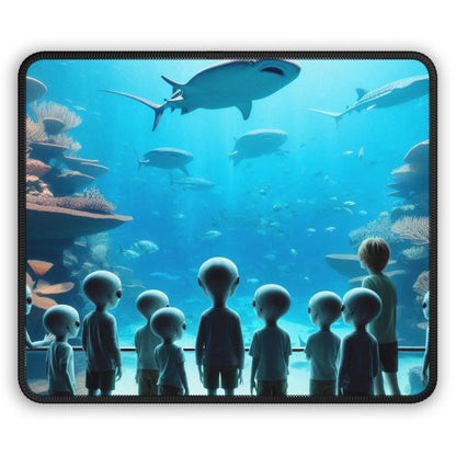 Whale sharks meet an alien class! Mouse Pad
