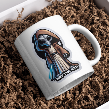Elder Alien Dressed for May the Fourth  Mug