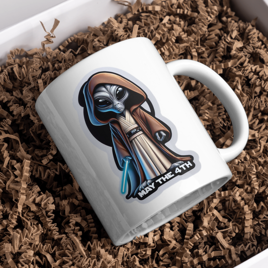 Elder Alien Dressed for May the Fourth  Mug