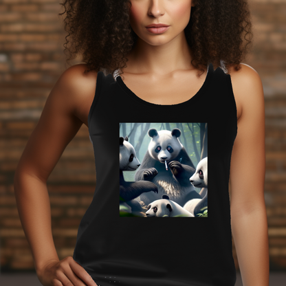 M 420 Pandas Racerback Tank