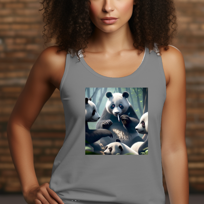 M 420 Pandas Racerback Tank