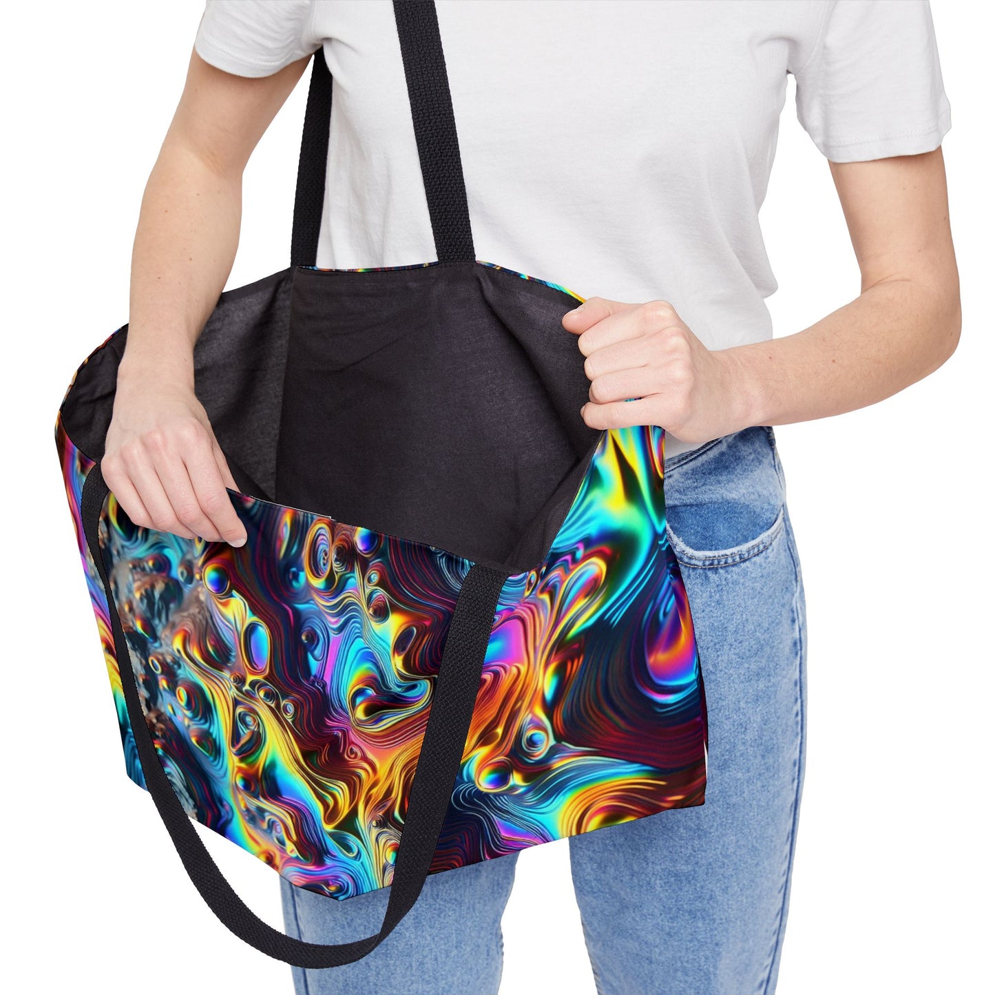 Wax Rainbow Weekender Tote