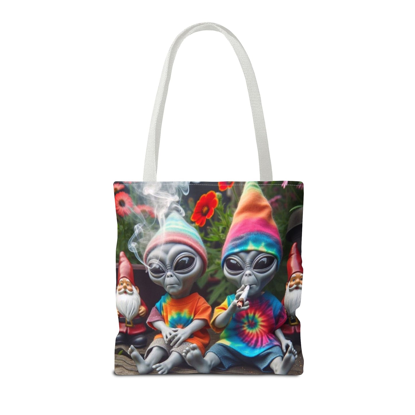 Aliens Celebrating 420 Tote Bag