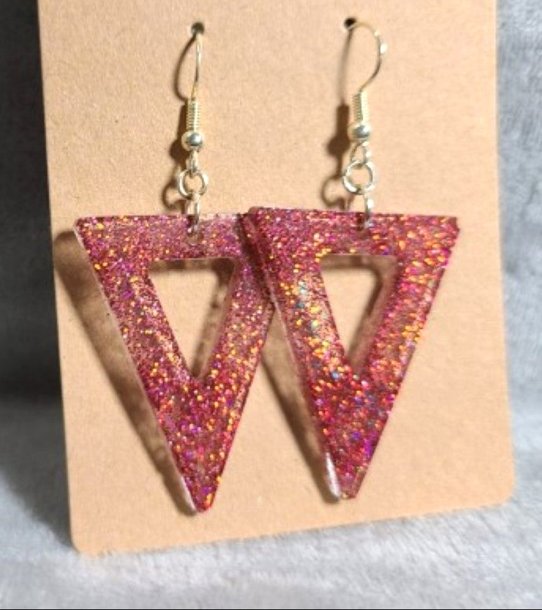 Downward Triangles Earings