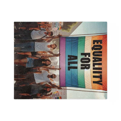 Equality for All Microfiber Blanket