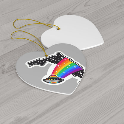 Alien Pride State Ornaments Grey