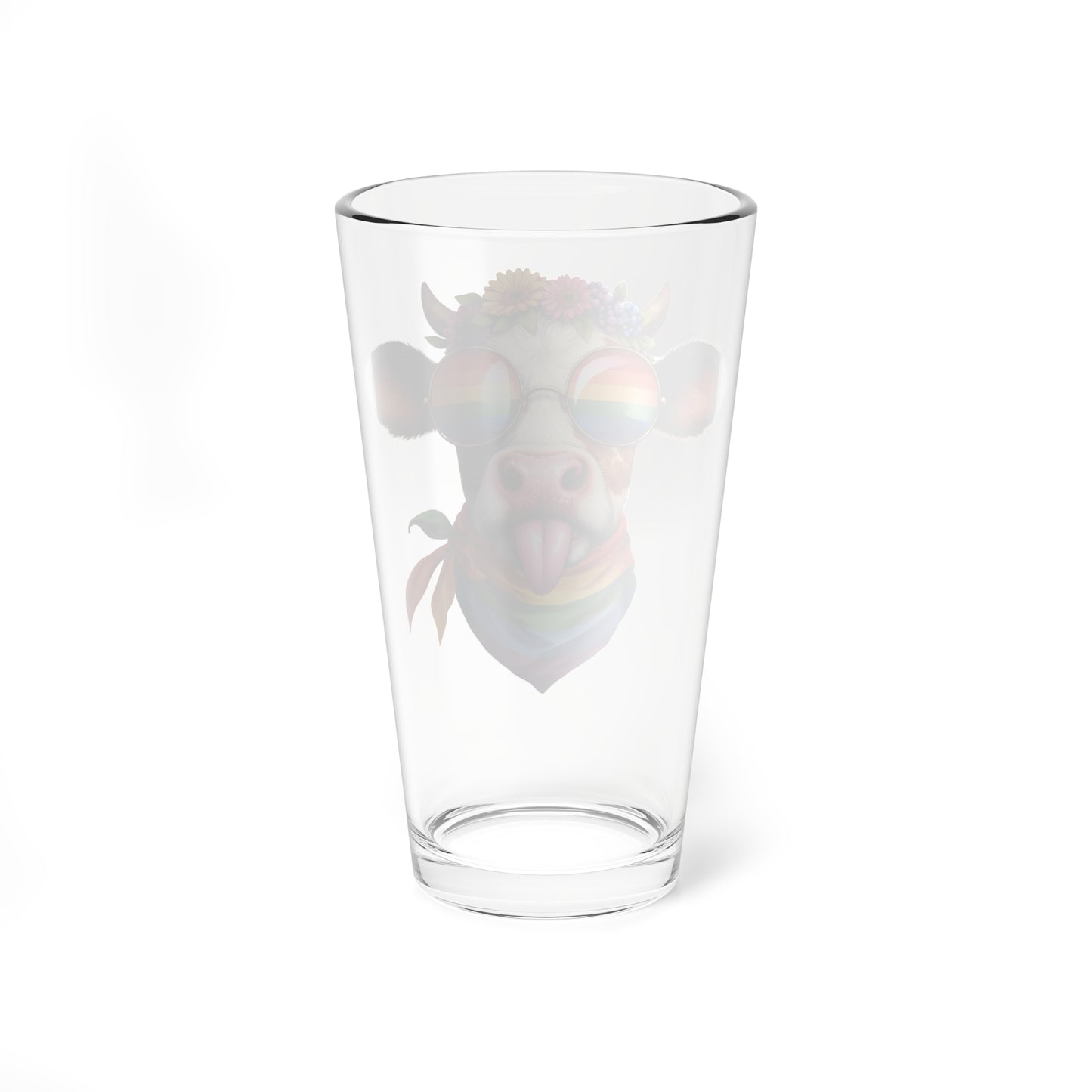 Pride Pint Glass-Cow